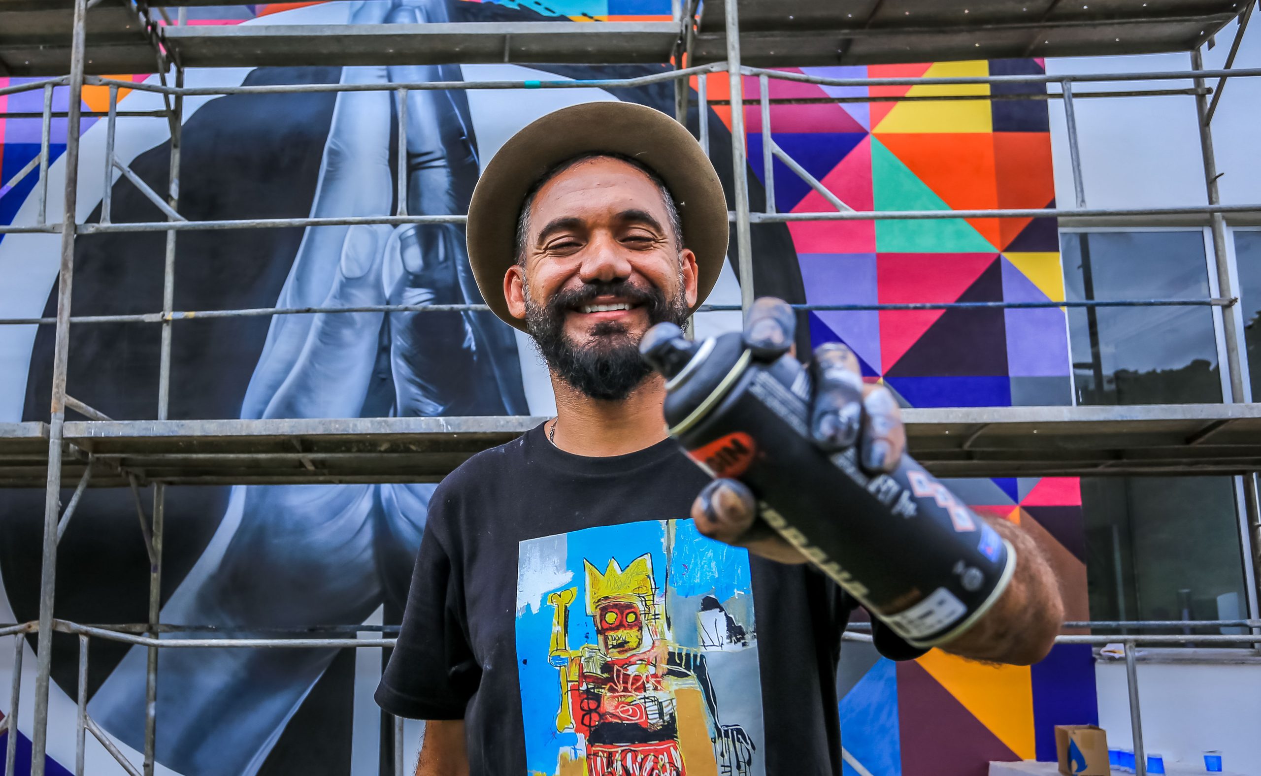 <strong>Muralista Kobra participa de evento realizado pela Prefeitura de Santana de Parnaíba sobre cultura de rua  </strong>