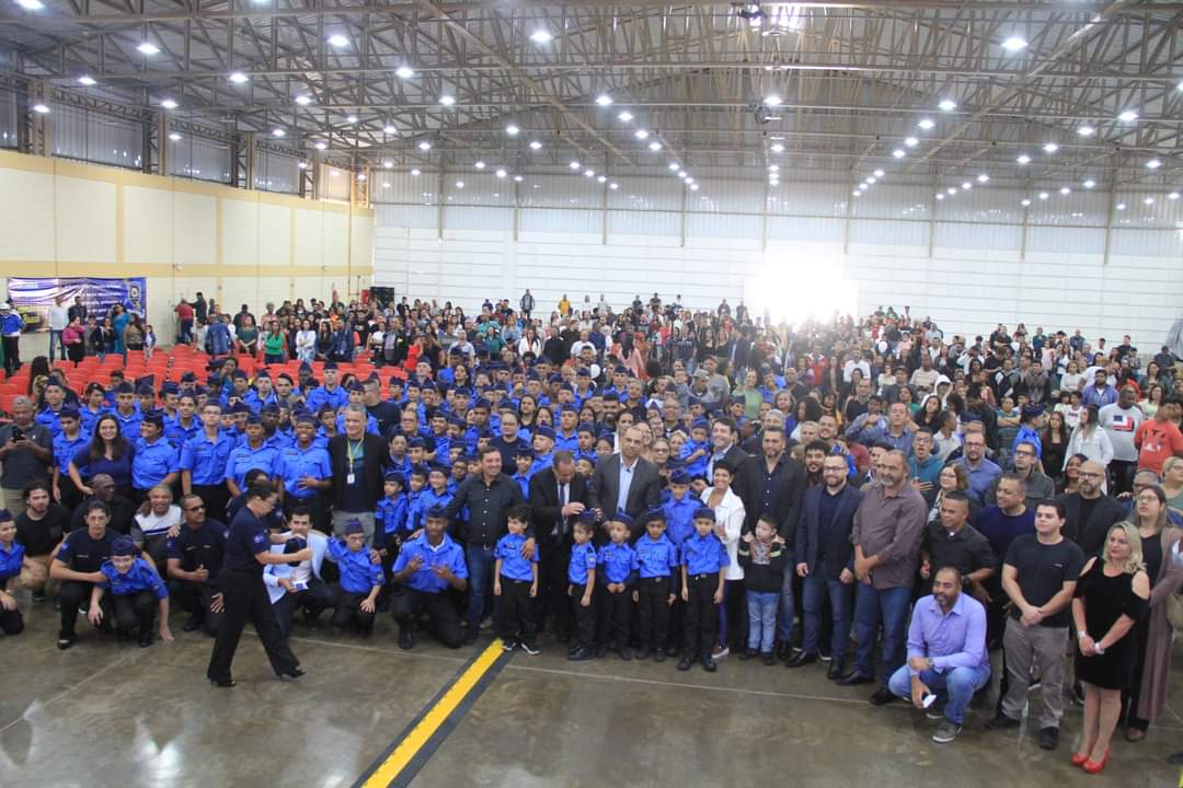 Prefeito Marcos Tonho participa da Formatura da 7ª turma da Guarda Mirim em Santana de Parnaíba