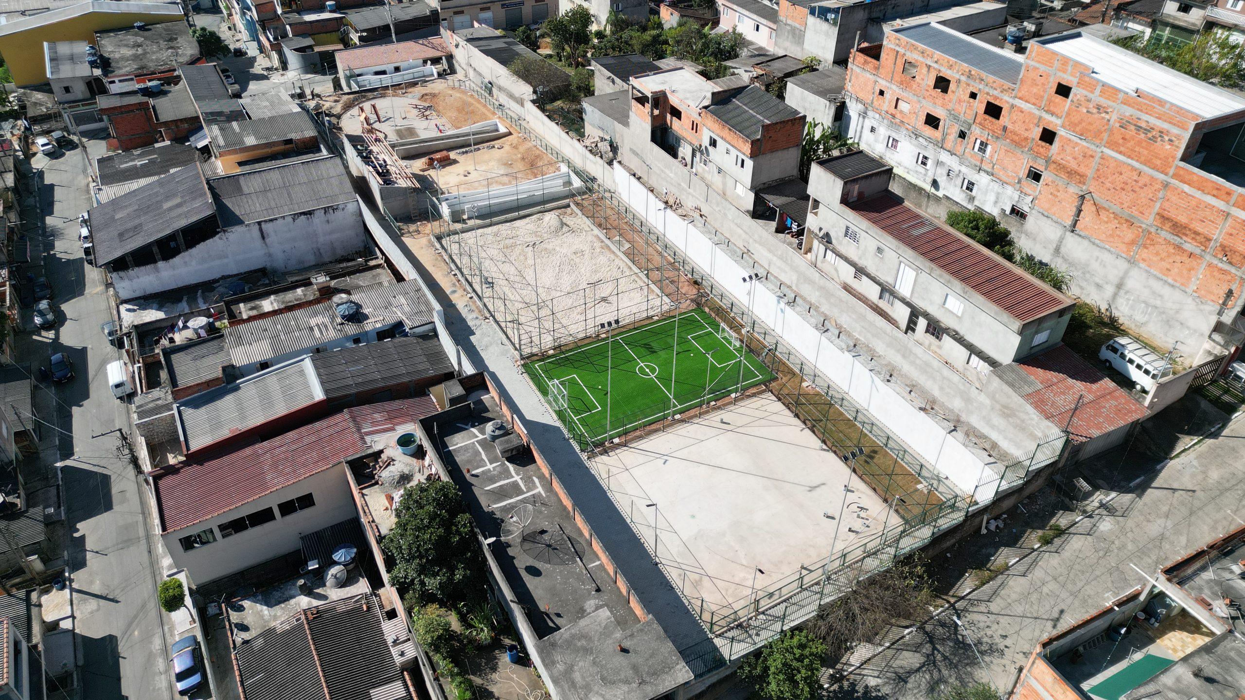 Obras do novo parque da cidade de Santana de Parnaíba no Parque dos Eucaliptos seguem aceleradas