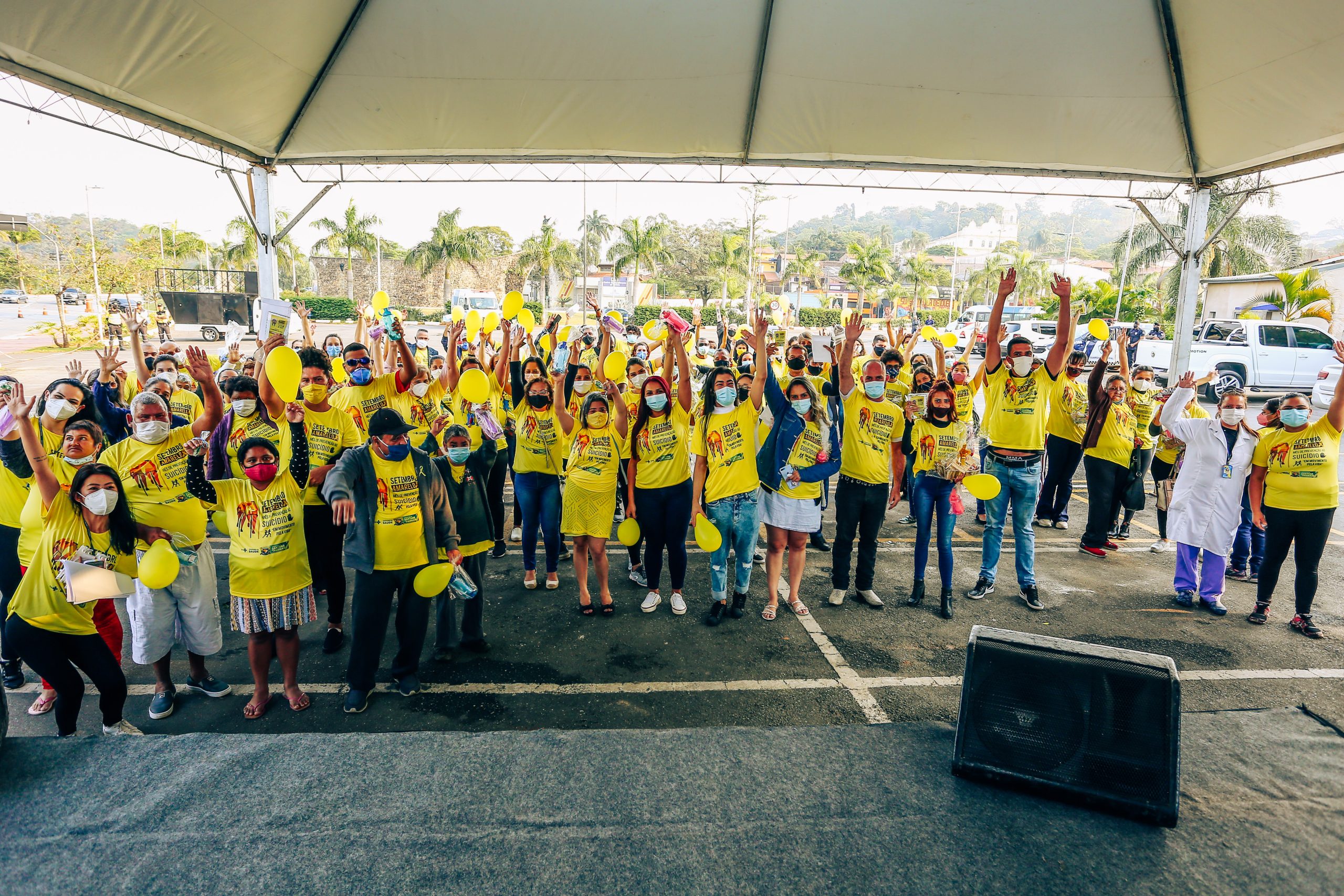 Santana de Parnaíba realiza a Campanha Setembro Amarelo sobre prevenção ao suicídio 