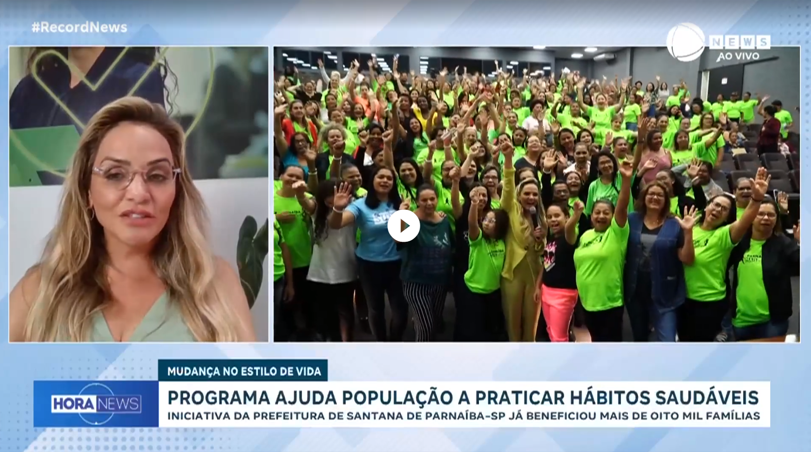 Programa Parnaíba Mais Leve conquista projeção nacional em emissora de televisão