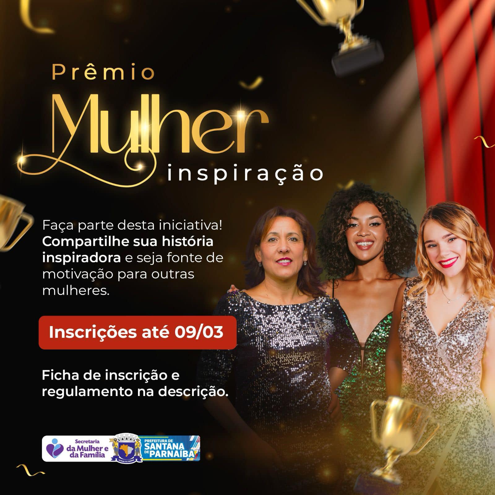 Prêmio Mulher Inspiração de Santana de Parnaíba recebe inscrições até 9 de março