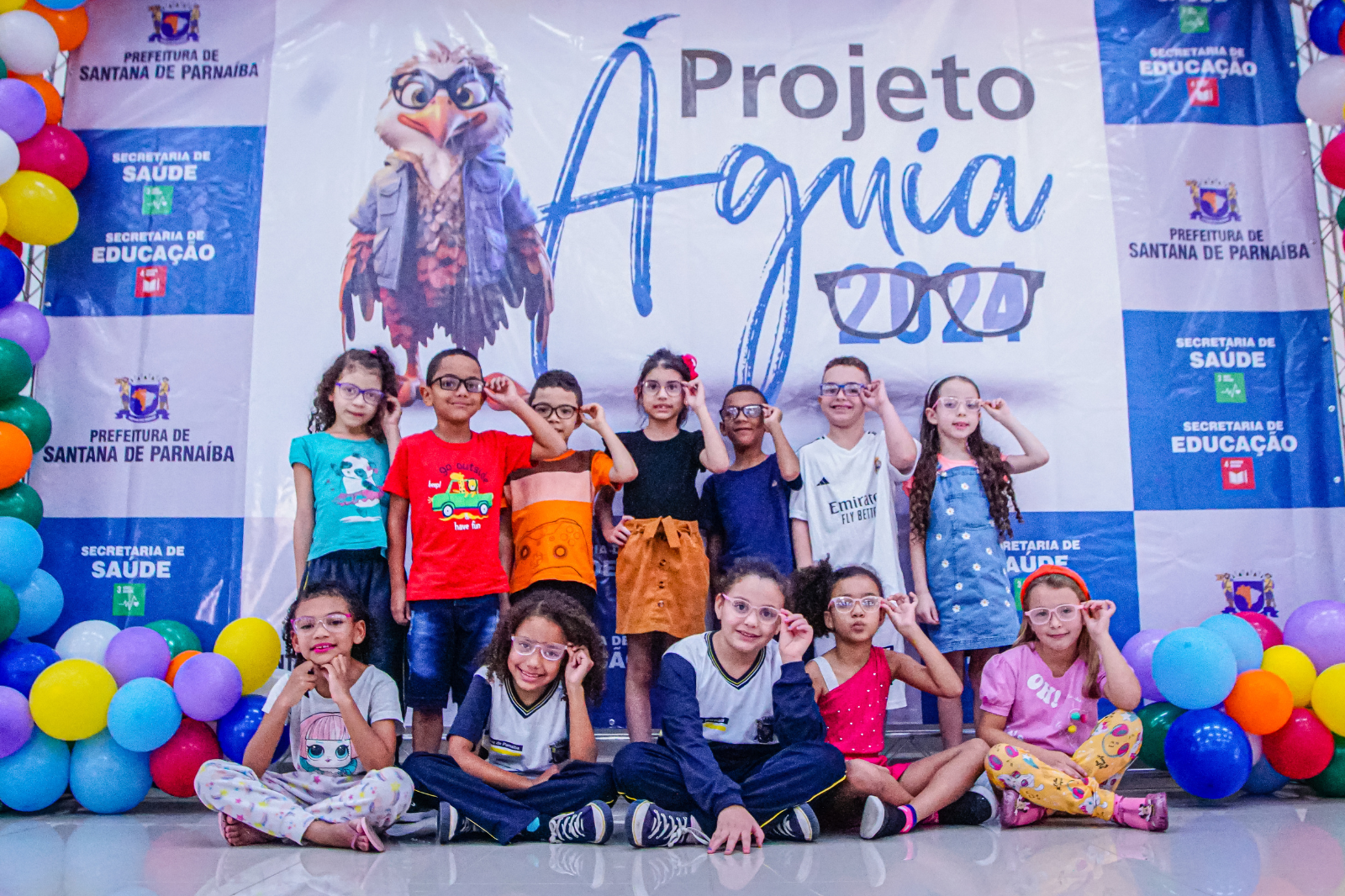 Prefeitura de Santana de Parnaíba contempla mais de 170 alunos em nova entrega de óculos do Projeto Águia