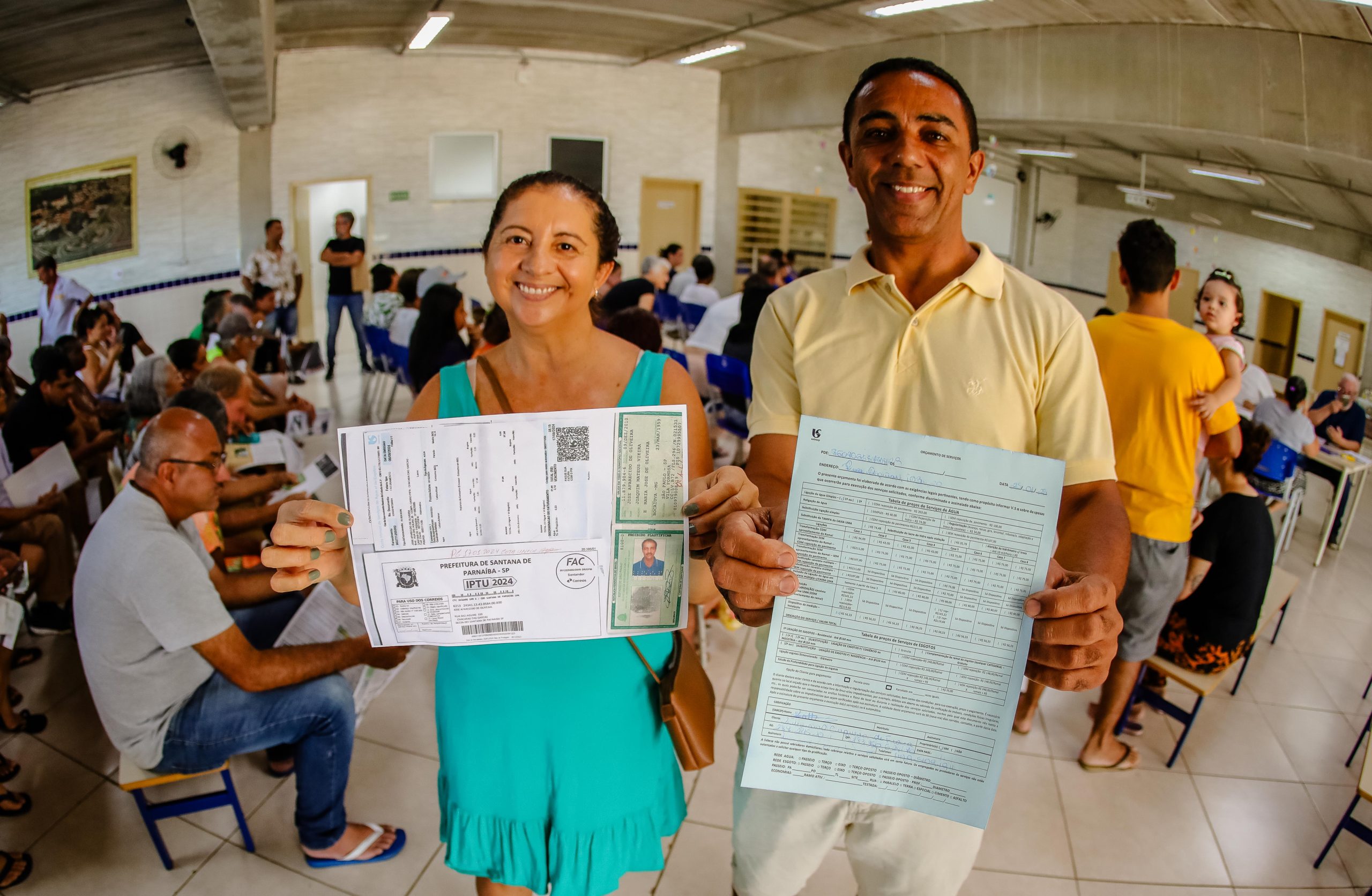 Prefeitura de Santana de Parnaíba e Sabesp promovem pré-cadastro para fornecimento d´água no Chácara das Garças 