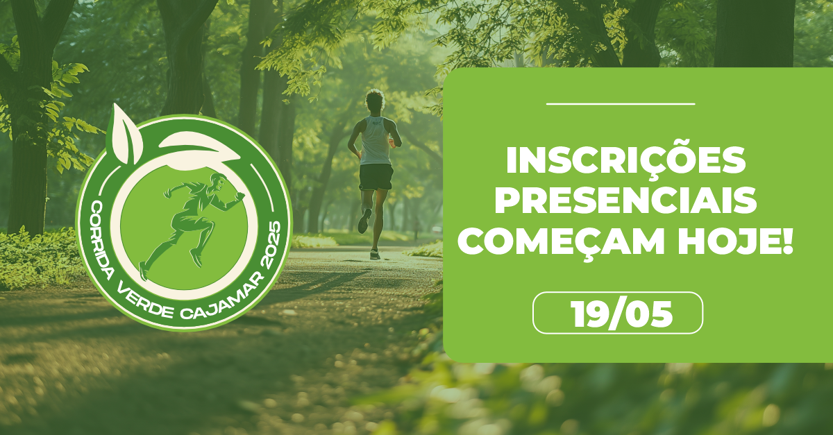 Inscrições para a 3ª Corrida Verde de Cajamar começam hoje!