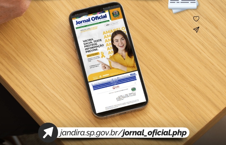 Jornal Oficial de Jandira já está disponível para consulta online
