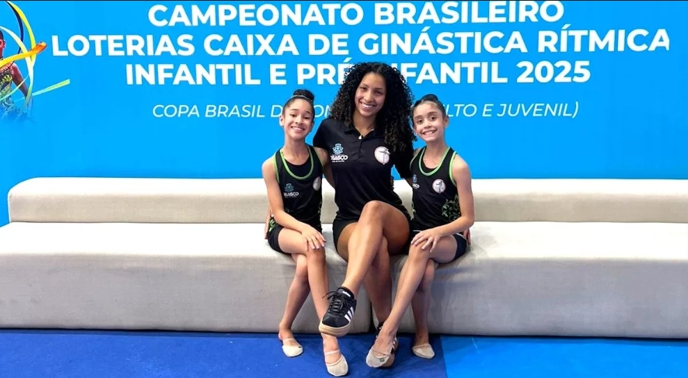 Atletas de Osasco representarão o Brasil no Sul-Americano de Ginástica Rítmica